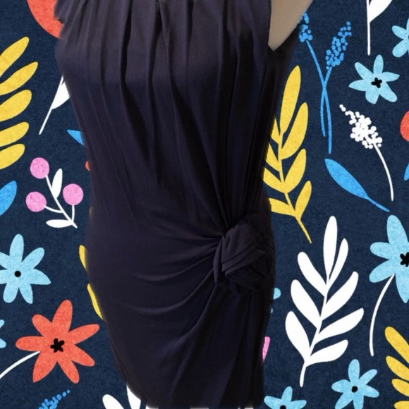 Ladies Navy Mini Dress - Picture 2 of 4